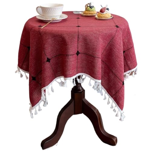 Kleines Tischtuch, 24x24 Zoll Stickerei von fkngcp