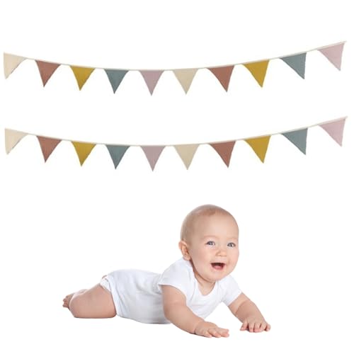 Pennant Banner Flags 2 Saiten 8, 5 Fuß Baumwolle Wimpel Banner Bunte dekorative Bunting Stoff Bunting zum Geburtstag, Party, Spielzimmer und Kindergarten Pennant Banner Flags 2 Saiten 8, 5 Fuß Baumwolle Wimpel Banner Bunte dekorative Bunting Stoff Bunting zum Geburtstag, Party, Spielzimmer und Kindergarten von fkngcp