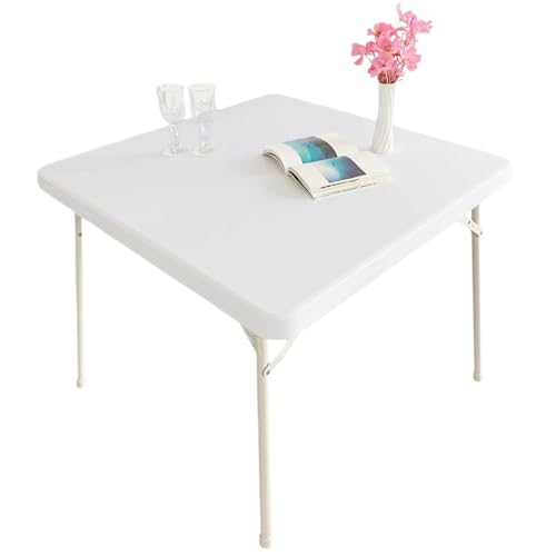 Quadratische Tischdecke, 33, 5 x 33, 5 elastische Kante ausgestattete Tischdecke Kratzerfalten resistant Polyester Tischabdeck Quadratische Tischdecke, 33, 5 x 33, 5 elastische Kante ausgestattete Tischdecke Kratzerfalten resistant Polyester Tischabdeck von fkngcp