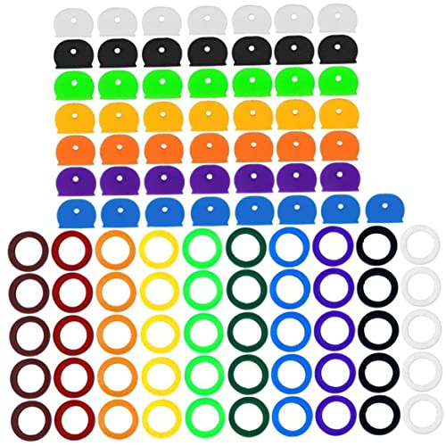 Schlüsselabdeckungen Silikon Elastic Farmed Organization House Key Cap für einfache Identifizierung von Türschlüssel 100pcs Caps Schlüsselabdeckungen Silikon Elastic Farmed Organization House Key Cap für einfache Identifizierung von Türschlüssel 100pcs Caps von fkngcp