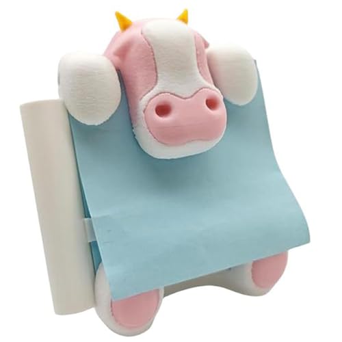 Sticky Note Halter mit Stifthalter Kuhförmiger Pop-up Sticky Note-Spender für 3x3in mit Saugnäpfe dekoratives Harz für Schreibtisch, Bürovorräte, Style 2 Sticky Note Halter mit Stifthalter Kuhförmiger Pop-up Sticky Note-Spender für 3x3in mit Saugnäpfe dekoratives Harz für Schreibtisch, Bürovorräte, Style 2 von fkngcp