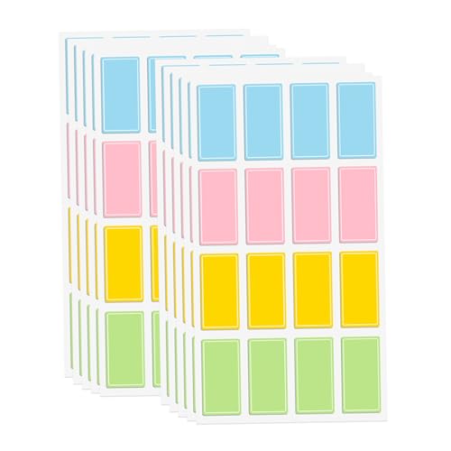 Wasserdichtes Etikett Aufkleber Allzweck Tagesbetreuung Etikett Selbstkleber Name Aufkleber farbenfrohe Schreiben Sie auf Flasche für Jar 10Sheets 10Sheets160pcs Swasserd - Wasserdichtes Etikett Aufkleber Allzweck Tagesbetreuung Etikett Selbstkleber Name Aufkleber farbenfrohe Schreiben Sie auf Flasche für Jar 10Sheets 10Sheets160pcs Swasserd - von fkngcp