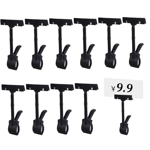 Zeichenclips, 10pcs Rotatable -Etikett -Clips, 6, 7 Zoll Plastikpreis -Schildhalter, tragbarer Schilderhalter für Etiketten, Korb, Visitenkarten Zeichenclips, 10pcs Rotatable -Etikett -Clips, 6, 7 Zoll Plastikpreis -Schildhalter, tragbarer Schilderhalter für Etiketten, Korb, Visitenkarten von fkngcp