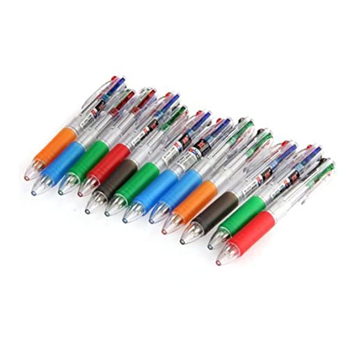 fkngcp 12pcs Kugelschreiber Stifte Retraktierbare 4 Farbkugelstifte für Büros und Schulen Schülern Schreibballerpoint fkngcp 12pcs Kugelschreiber Stifte Retraktierbare 4 Farbkugelstifte für Büros und Schulen Schülern Schreibballerpoint von fkngcp