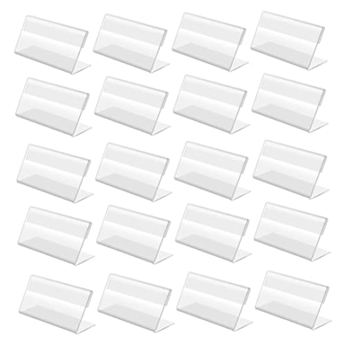 fkngcp Mini -Zeichenhalter Acryl transparent Etikett Ständer Kleiner Name Kartenregal 50pcs 7x4cm fkngcp Mini -Zeichenhalter Acryl transparent Etikett Ständer Kleiner Name Kartenregal 50pcs 7x4cm von fkngcp