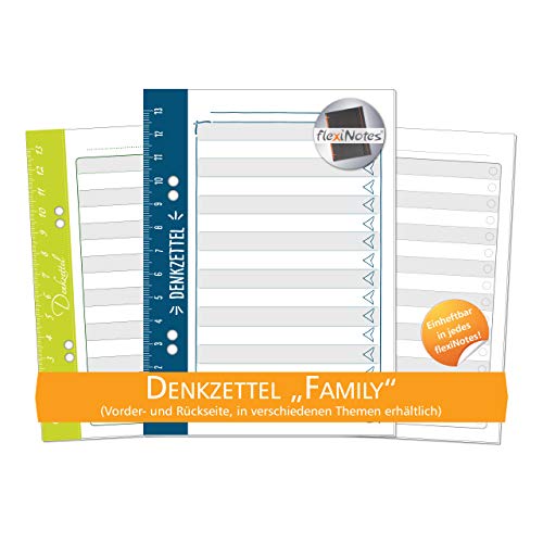 flexiNotes DENKZETTEL, ToDos zum Abhaken, Notizzettel, Einkaufsliste, Typ: Family von flexiNotes