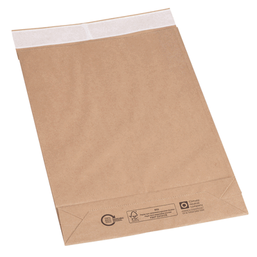 flexiPAK Faltentaschen - 300x80x430+50 mm Boden o. Fenster 300 Stück b von flexiPAK