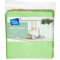 flink & sauber Allzwecktuch Schwammtücher Viskose 60 °C waschbar, 9 St. von flink & sauber