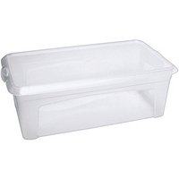 flink & sauber Aufbewahrungsbox 5,0 l transparent 33,5 x 19,0 x 11,0 cm von flink & sauber