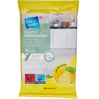 flink & sauber Feuchte Bodentücher Mikrofaser, 16 St. von flink & sauber