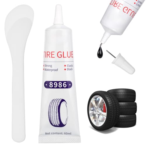 Flintronic 60ml Reifenkleber, Reifenreparatur-Kleber, Hohe Temperaturbeständigkeit, Kleber für Reifen, Reifendichtmittel für Auto Motorrad Fahrrad, Repariert Schnell Reifenrisse & Löcher(1 Stück) Flintronic 60ml Reifenkleber, Reifenreparatur-Kleber, Hohe Temperaturbeständigkeit, Kleber für Reifen, Reifendichtmittel für Auto Motorrad Fahrrad, Repariert Schnell Reifenrisse & Löcher(1 Stück) von flintronic