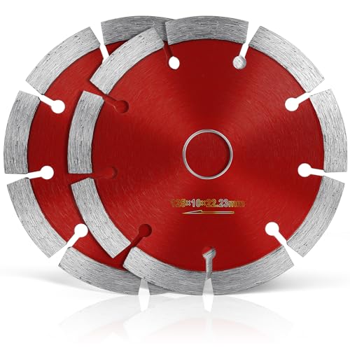 Flintronic Diamant-Trockensägeblatt rot 125 mm (2 Stück) von flintronic