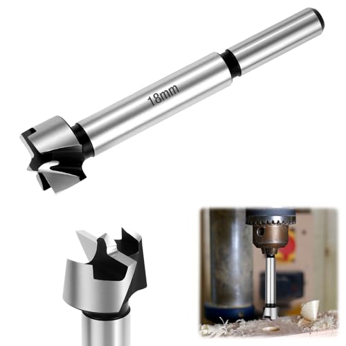 Flintronic Forstnerbohrer Ø18mm, Forstner-Bit, Bohraufsätze mit Rundschaft, Zubehör Bohrmaschine, Professional forstner Bohrer, Topfbohrer Kunstbohrer für Holz Hartholz, Holzbearbeitung Flintronic Forstnerbohrer Ø18mm, Forstner-Bit, Bohraufsätze mit Rundschaft, Zubehör Bohrmaschine, Professional forstner Bohrer, Topfbohrer Kunstbohrer für Holz Hartholz, Holzbearbeitung von flintronic