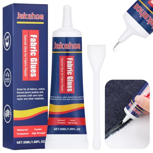 Flintronic Lederkleber Extra Stark, 50ml Wasserdicht Kleber, mit 1 Schaber, Professioneller Leder Kleber, für perfekt zum Reparieren Leder, Sofa, Pu Lede, Jacke, Geldbörse, Gürtel und Schuhe usw. von flintronic