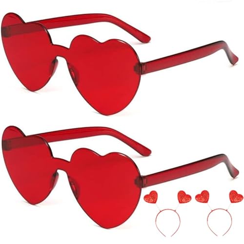 flintronic 2 Paar Hippie Herzförmige Brille, 2 Paar Funky Herz Stirnband, Candy Color Sonnenbrille Herz Stirnband Sets für Geburtstagsfeier, Halloween für Erwachsene, Jungen und Mädchen flintronic 2 Paar Hippie Herzförmige Brille, 2 Paar Funky Herz Stirnband, Candy Color Sonnenbrille Herz Stirnband Sets für Geburtstagsfeier, Halloween für Erwachsene, Jungen und Mädchen von flintronic