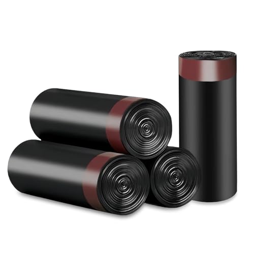 flintronic 60 Stück Biologisch Müllbeutel, Abbaubar Maisstärke Material, 20 Liter Bio Müllbeutel, Küchen Lebensmittel Abfallbeutel für Küche, Büro, Wohnzimmer (50 * 60cm) von flintronic