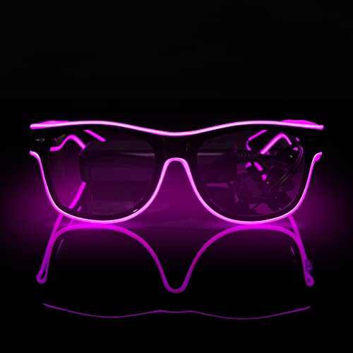 flintronic LED Leuchtende Brille, Wire Neon Rave Brille,Flashing LED Sonnenbrille Kostüme für Cosplay, Bar, Club, Partybrille, Geschenk, Party Gadgets, EDM, Halloween flintronic LED Leuchtende Brille, Wire Neon Rave Brille,Flashing LED Sonnenbrille Kostüme für Cosplay, Bar, Club, Partybrille, Geschenk, Party Gadgets, EDM, Halloween von flintronic