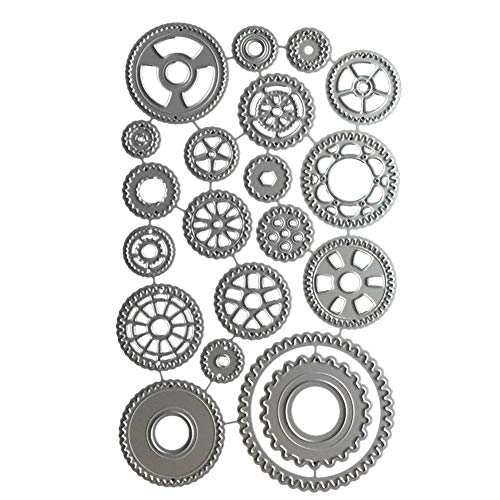 floatofly Schneidwerkzeuge Maschine Metall DIY Schneidwerkzeuge, Zahnrad Metall Schneidwerkzeuge Sammelalbum Prägen Papierkarte Photo Craft Schablonenform Silber floatofly Schneidwerkzeuge Maschine Metall DIY Schneidwerkzeuge, Zahnrad Metall Schneidwerkzeuge Sammelalbum Prägen Papierkarte Photo Craft Schablonenform Silber von floatofly