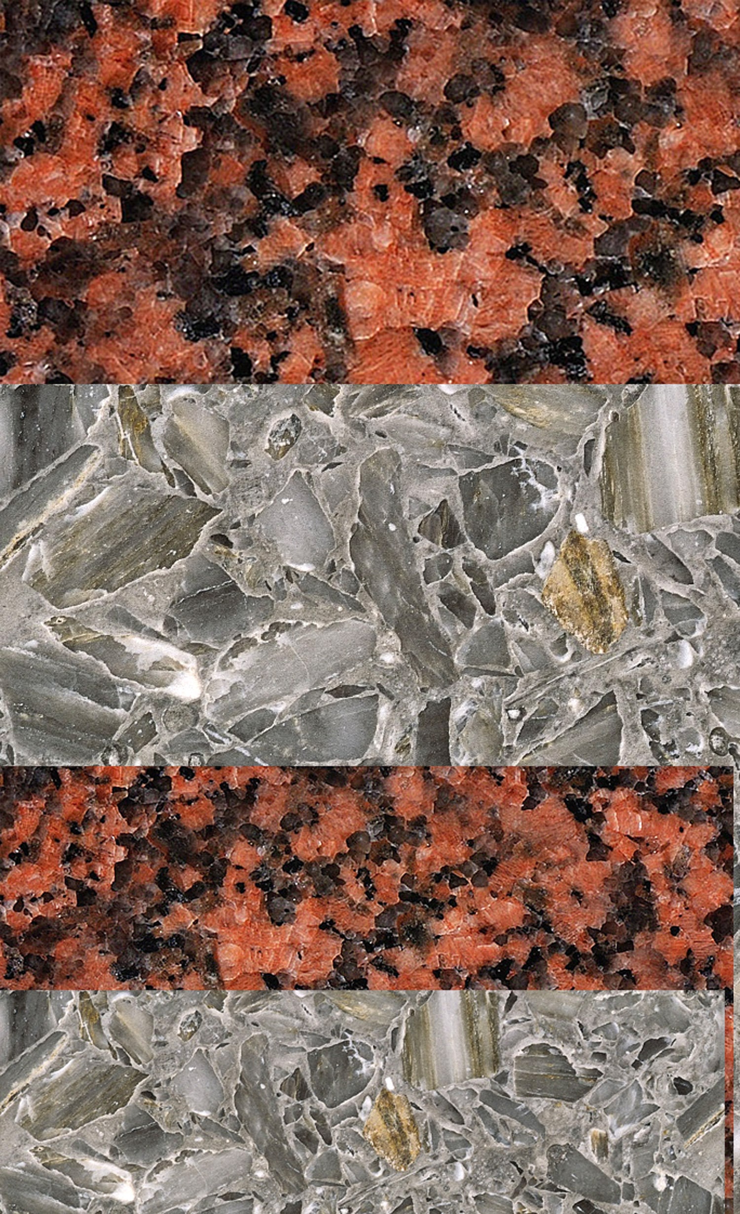 Nagel Aufkleber | 5 Blatt Granitstein Und Dunkelbrauner Stein Flonz 102-301 von flonz