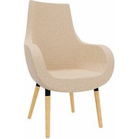 fm Besuchersessel Pirum sand buche Stoff, 1 St. von fm