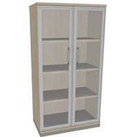 fm Aktenschrank Oldenburg, 4260429767663 akazie, Acrylglas klar 3 Fachböden 80,0 x 44,2 x 151,7 cm von fm