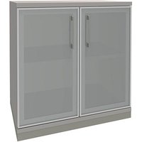 fm Aktenschrank Oldenburg, 4260429767748 lichtgrau, Acrylglas satiniert 1 Fachboden 80,0 x 44,2 x 78,1 cm von fm