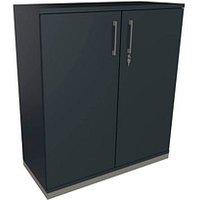 fm Aktenschrank Oldenburg, 4260649682142 lavagrau 2 Fachböden 100,0 x 44,2 x 113,3 cm von fm