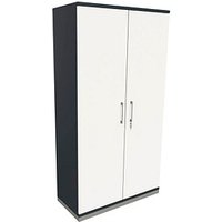 fm Aktenschrank Oldenburg, 4260649682043 lavagrau, weiß 4 Fachböden 100,0 x 44,2 x 186,9 cm von fm