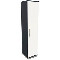 fm Aktenschrank Oldenburg, 4260649682104 lavagrau, weiß 4 Fachböden 40,0 x 44,2 x 186,9 cm von fm