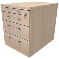 fm Oldenburg Rollcontainer akazie 4 Auszüge 43,4 cm 60,0 cm von fm