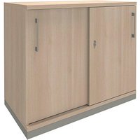 fm Schiebetürenschrank Oldenburg, 4260429767175 akazie 1 Fachboden 100,0 x 44,2 x 78,1 cm von fm