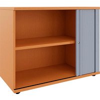 fm Rollladenschrank buche 1 Fachboden 100,0 x 44,2 x 78,1 cm von fm