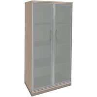 fm Aktenschrank Sidney, 4260267328811 akazie, Acrylglas satiniert 3 Fachböden 80,0 x 44,2 x 151,7 cm von fm