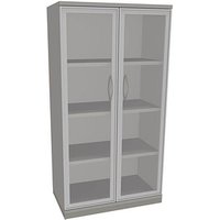 fm Aktenschrank Sidney, 4260267329023 lichtgrau, Acrylglas klar 3 Fachböden 80,0 x 44,2 x 151,7 cm von fm