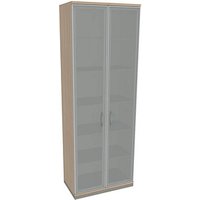 fm Aktenschrank Sidney, 4260267328835 akazie, Acrylglas satiniert 5 Fachböden 80,0 x 44,2 x 222,1 cm von fm