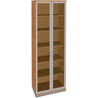 fm Aktenschrank Sidney, 4260267329207 buche, Acrylglas klar 5 Fachböden 80,0 x 44,2 x 222,1 cm von fm