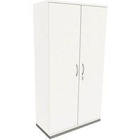 fm Aktenschrank Sidney, 4260429763511 weiß 4 Fachböden 100,0 x 44,2 x 186,9 cm von fm