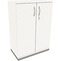 fm Aktenschrank Sidney, 4260429763528 weiß 2 Fachböden 80,0 x 44,2 x 113,3 cm von fm