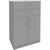 fm Aktenschrank Sidney, 4260267328651 lichtgrau 1 Fachboden 80,0 x 44,2 x 113,3 cm von fm