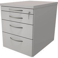 fm Sidney Rollcontainer lichtgrau 4 Auszüge 43,4 x 60,0 x 54,0 cm von fm
