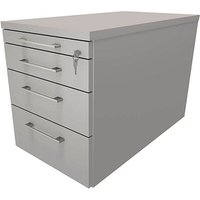 fm Sidney Rollcontainer lichtgrau 4 Auszüge 43,4 x 80,0 x 54,0 cm von fm
