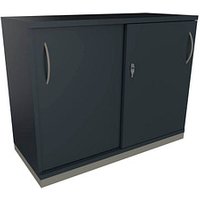 fm Schiebetürenschrank Sidney, 4260429767106 lavagrau 1 Fachboden 100,0 x 44,2 x 78,1 cm von fm