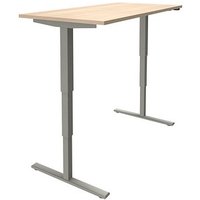 fm Sidney elektrisch höhenverstellbarer Schreibtisch akazie rechteckig, T-Fuß-Gestell silber 160,0 x 80,0 cm fm Sidney elektrisch höhenverstellbarer Schreibtisch akazie rechteckig, T-Fuß-Gestell silber 160,0 x 80,0 cm von fm