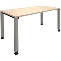 fm Sidney höhenverstellbarer Schreibtisch akazie rechteckig, 4-Fuß-Gestell Quadratrohr silber 160,0 x 80,0 cm fm Sidney höhenverstellbarer Schreibtisch akazie rechteckig, 4-Fuß-Gestell Quadratrohr silber 160,0 x 80,0 cm von fm