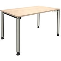 fm fastline höhenverstellbarer Schreibtisch akazie rechteckig, 4-Fuß-Gestell silber 120,0 x 80,0 cm fm fastline höhenverstellbarer Schreibtisch akazie rechteckig, 4-Fuß-Gestell silber 120,0 x 80,0 cm von fm