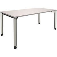 fm fastline höhenverstellbarer Schreibtisch lichtgrau rechteckig, 4-Fuß-Gestell silber 160,0 x 80,0 cm fm fastline höhenverstellbarer Schreibtisch lichtgrau rechteckig, 4-Fuß-Gestell silber 160,0 x 80,0 cm von fm