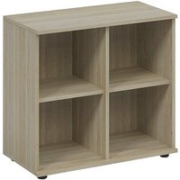 fm Aktenregal home office eiche 80,0 x 40,0 x 73,4 cm von fm