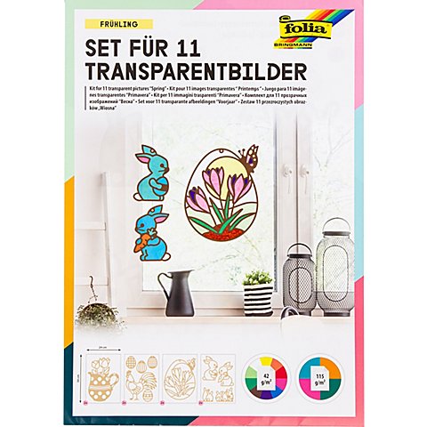 Ursus Transparentbilder "Frühling", 11 Stück von folia (Bringmann)