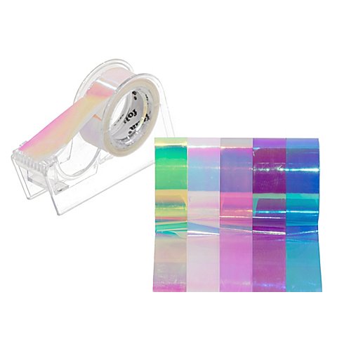 folia Deko-Tapes "Regenbogen", 12 mm, 6x 2 m von folia (Bringmann)