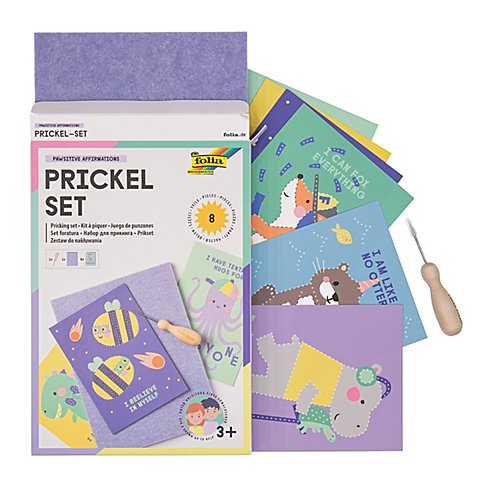 folia Prickelset "Tiere", 6 Stück von folia (Bringmann)